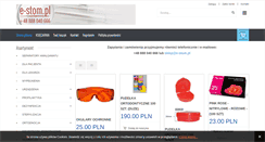 Desktop Screenshot of e-stom.pl